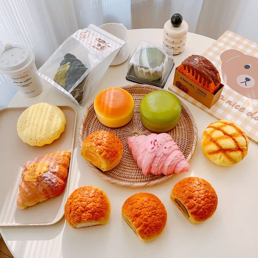 Croissant Bread collections squishy toy handmade stress relief