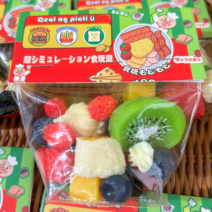 Fruit mixture squishy toy handmade stress relief