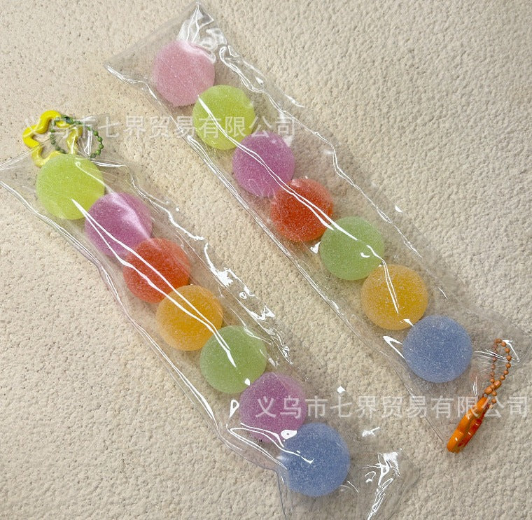 Rainbow candy squishy toy handmade stress relief