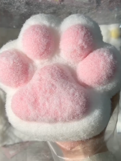 Super big cat paw squishy toy handmade stress relief